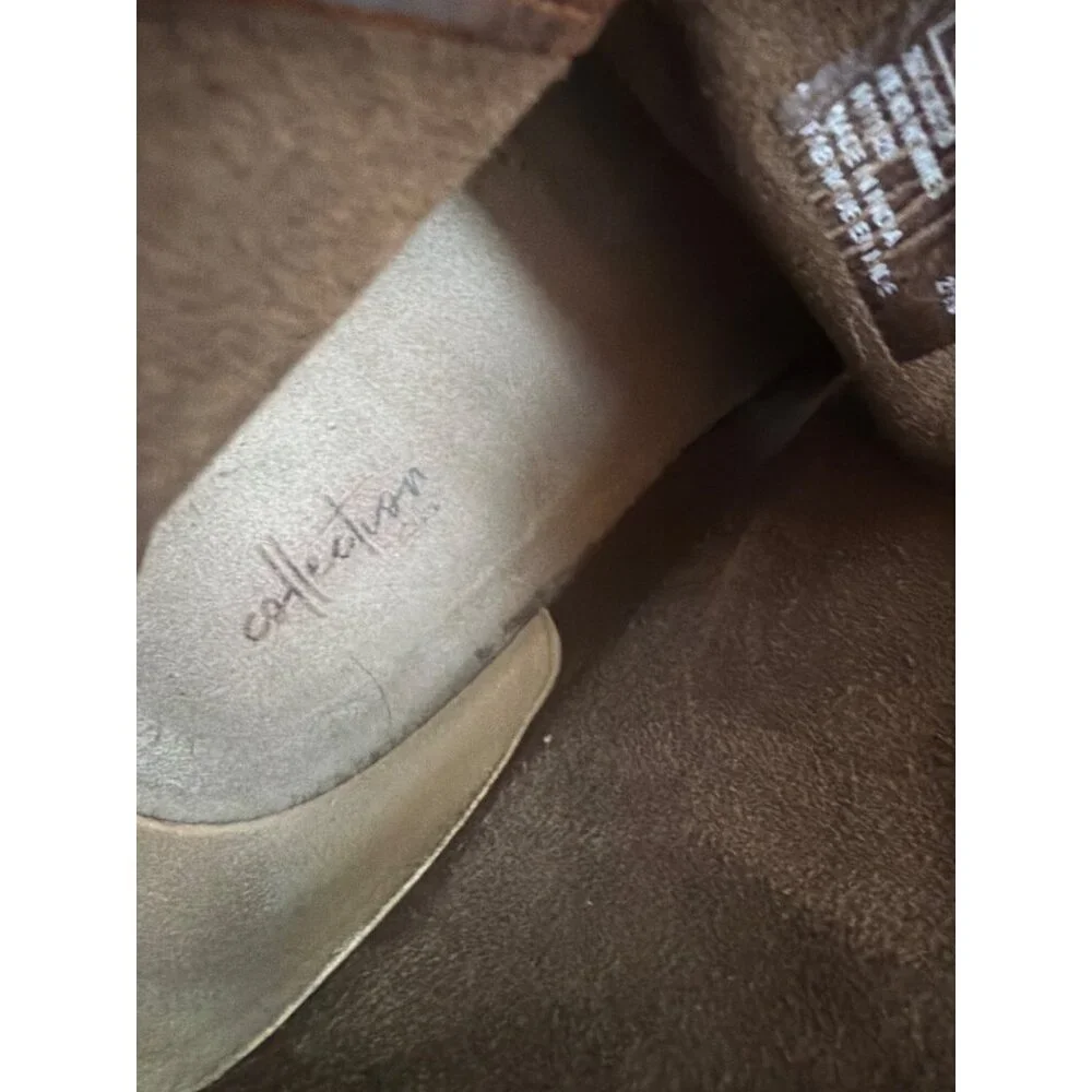Clarks Mens Brown Leather Desert Boots Size 11M EU 46 Classic Style‎ Comfort